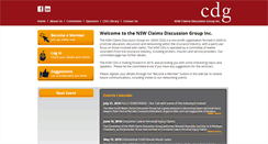Desktop Screenshot of nswclaimsdiscussiongroup.com.au